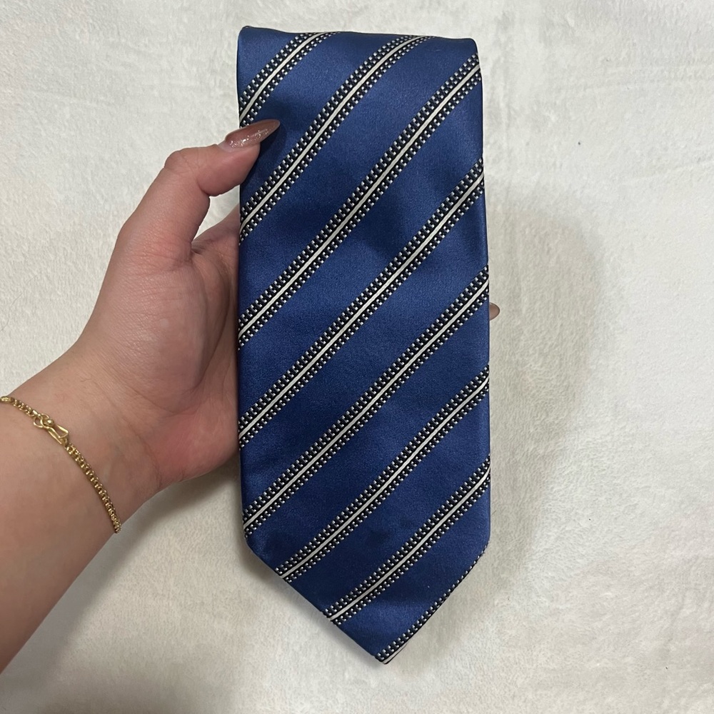 DAVID DONAHUE BLUE TIE